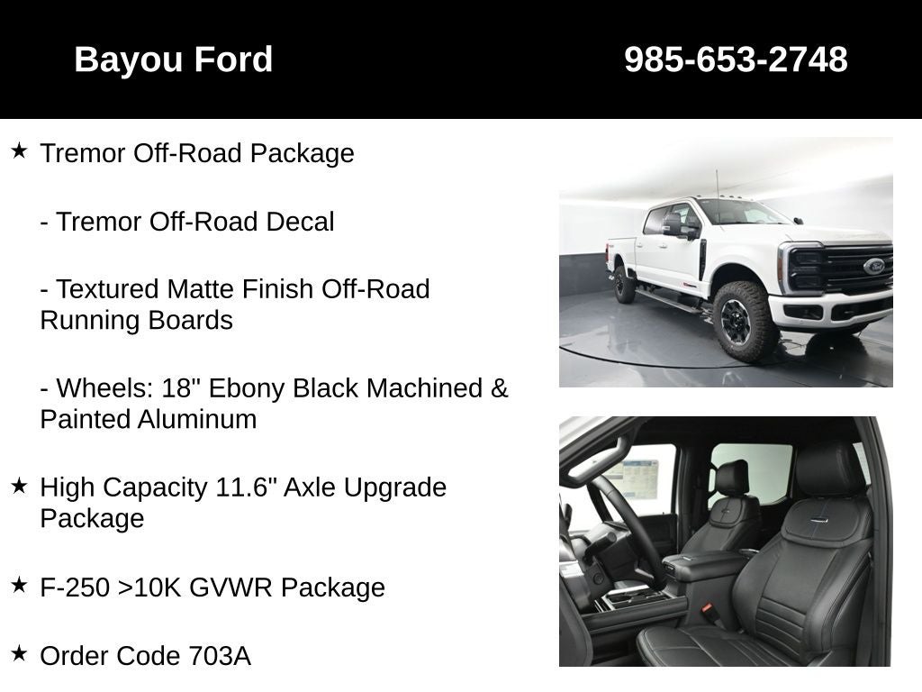 2026 Ford F-250SD Platinum 703A