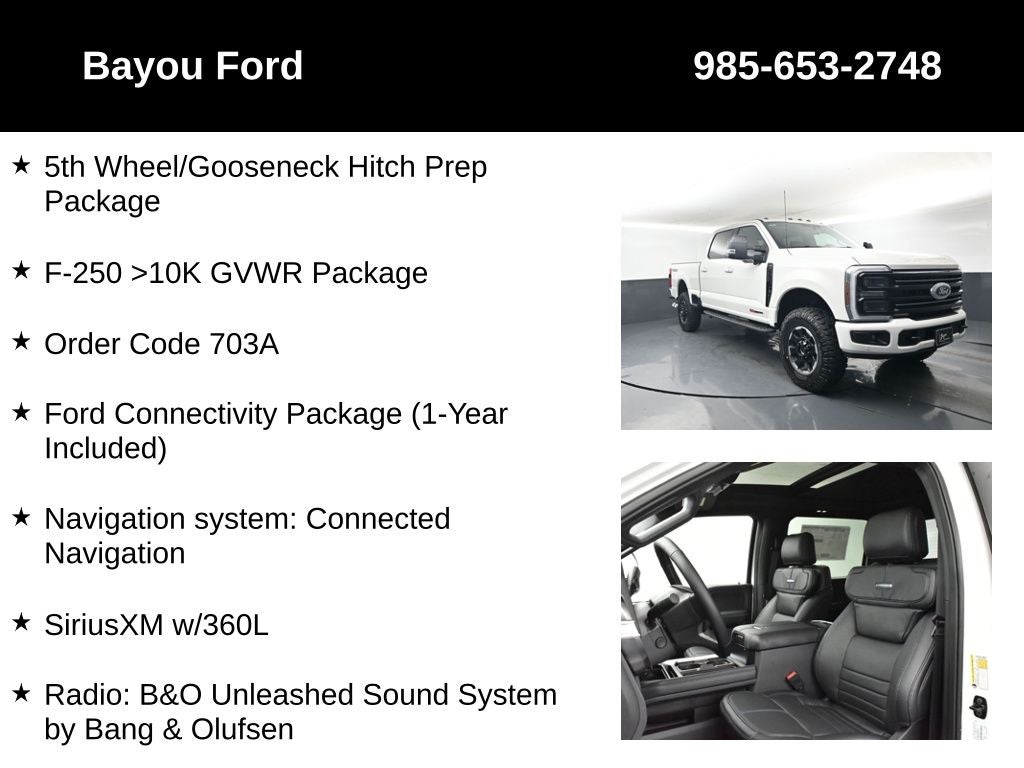 2026 Ford F-250SD Platinum 703A