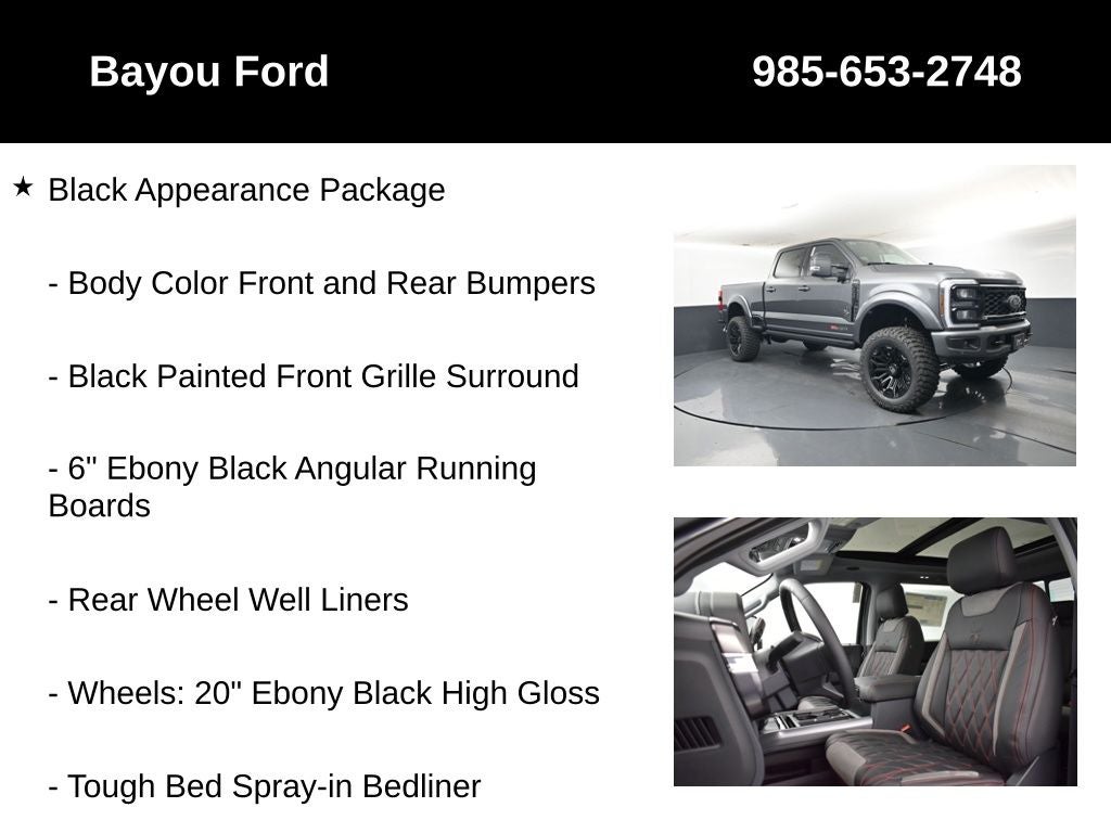 2026 Ford F-250SD Lariat Black Widow