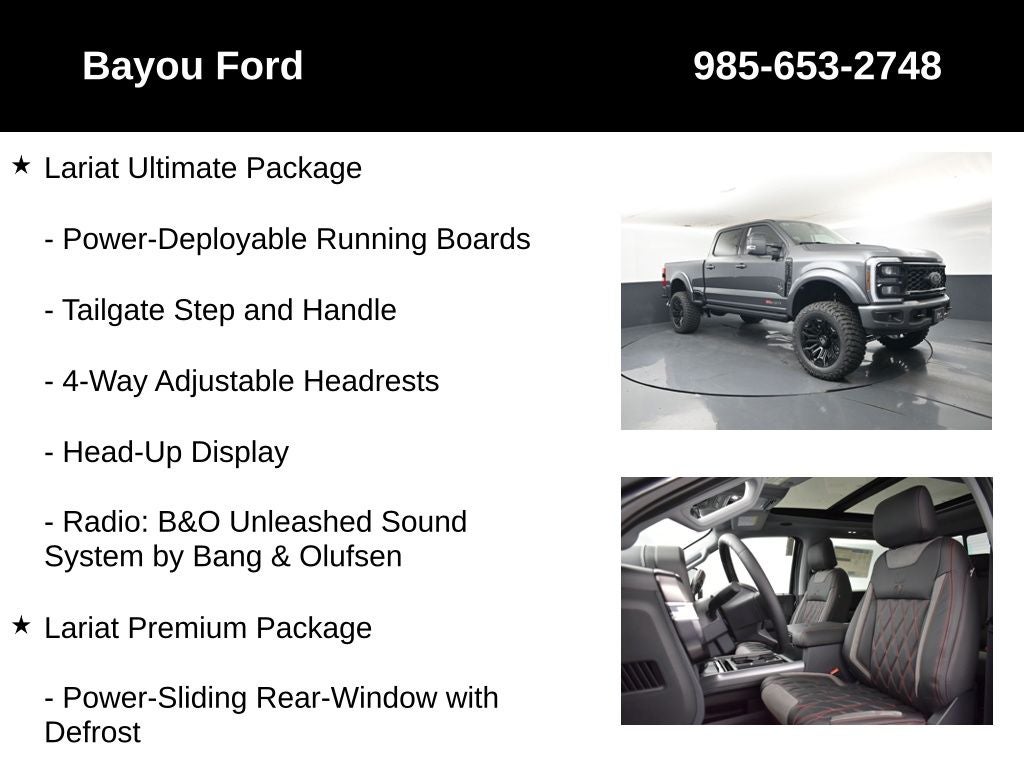 2026 Ford F-250SD Lariat Black Widow
