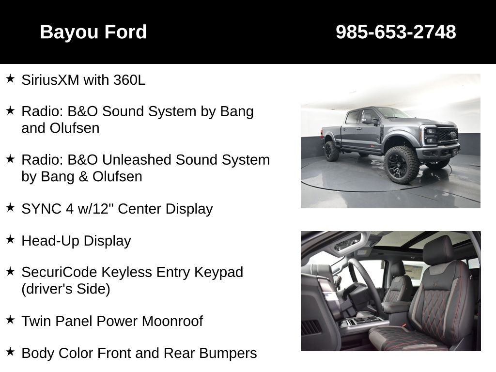 2026 Ford F-250SD Lariat Black Widow