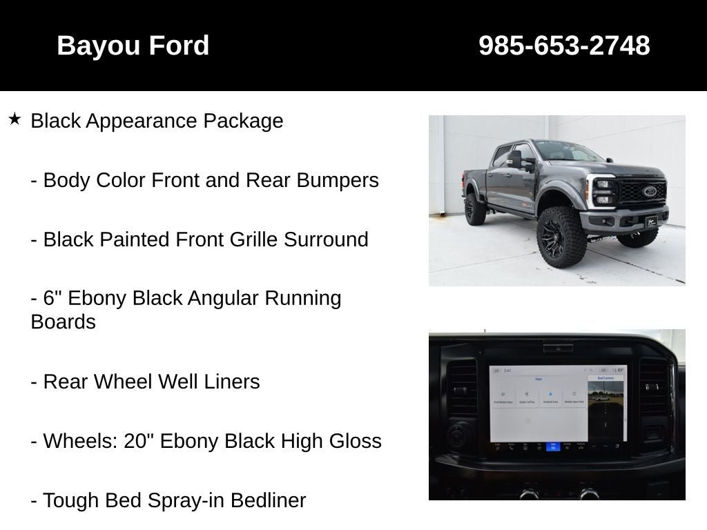 2026 Ford F-250SD SCA Black Widow