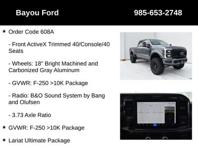 2026 Ford F-250SD SCA Black Widow