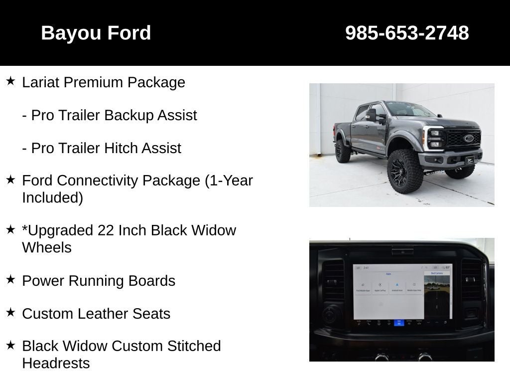 2026 Ford F-250SD SCA Black Widow