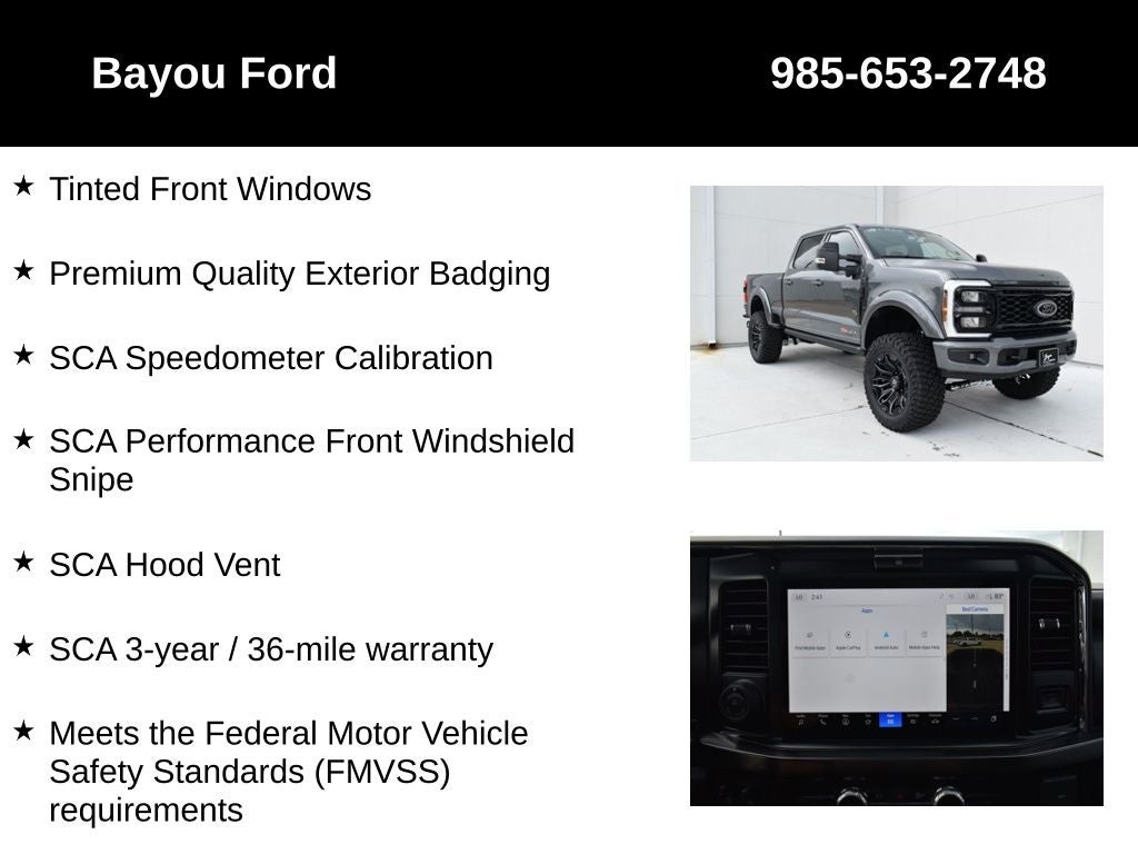 2026 Ford F-250SD SCA Black Widow
