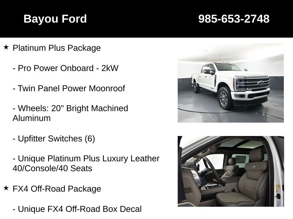 2026 Ford F-250SD Platinum 703A