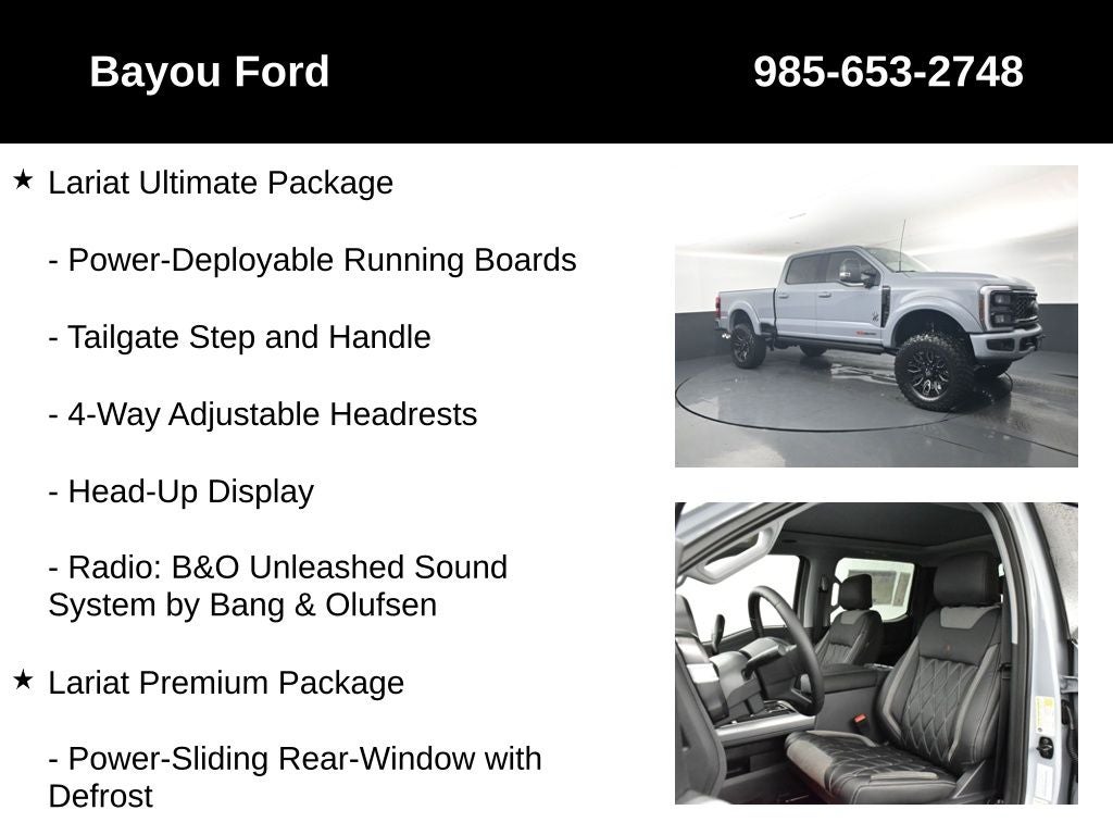 2026 Ford F-250SD SCA Black Widow