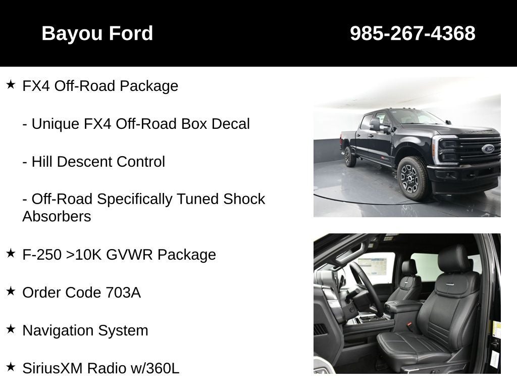 2025 Ford F-250SD Platinum 703A