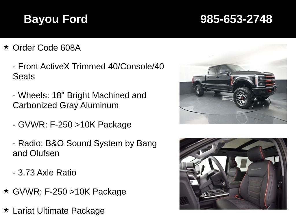 2026 Ford F-250SD SCA Harley-Davidson
