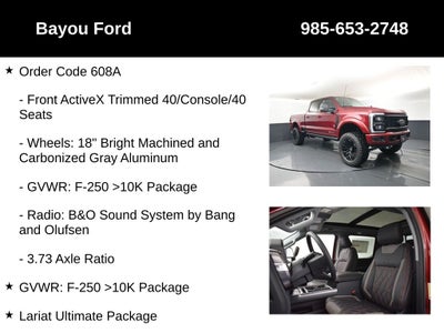 2026 Ford F-250SD Lariat Black Widow