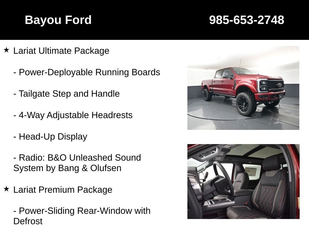 2026 Ford F-250SD Lariat Black Widow