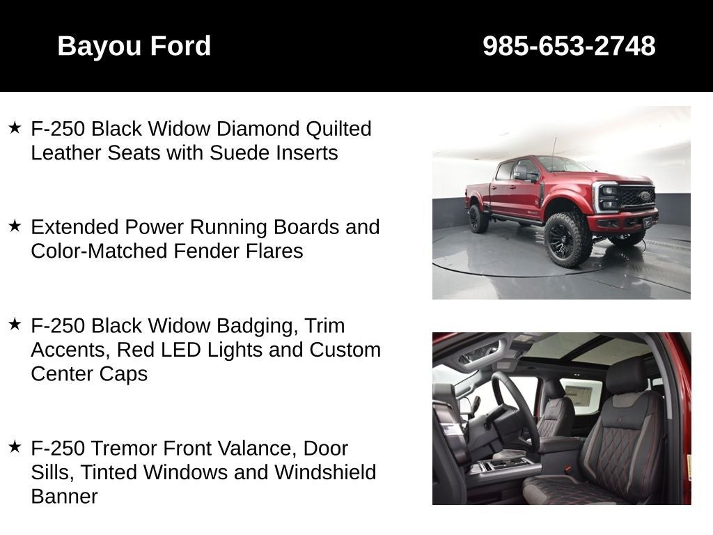 2026 Ford F-250SD Lariat Black Widow