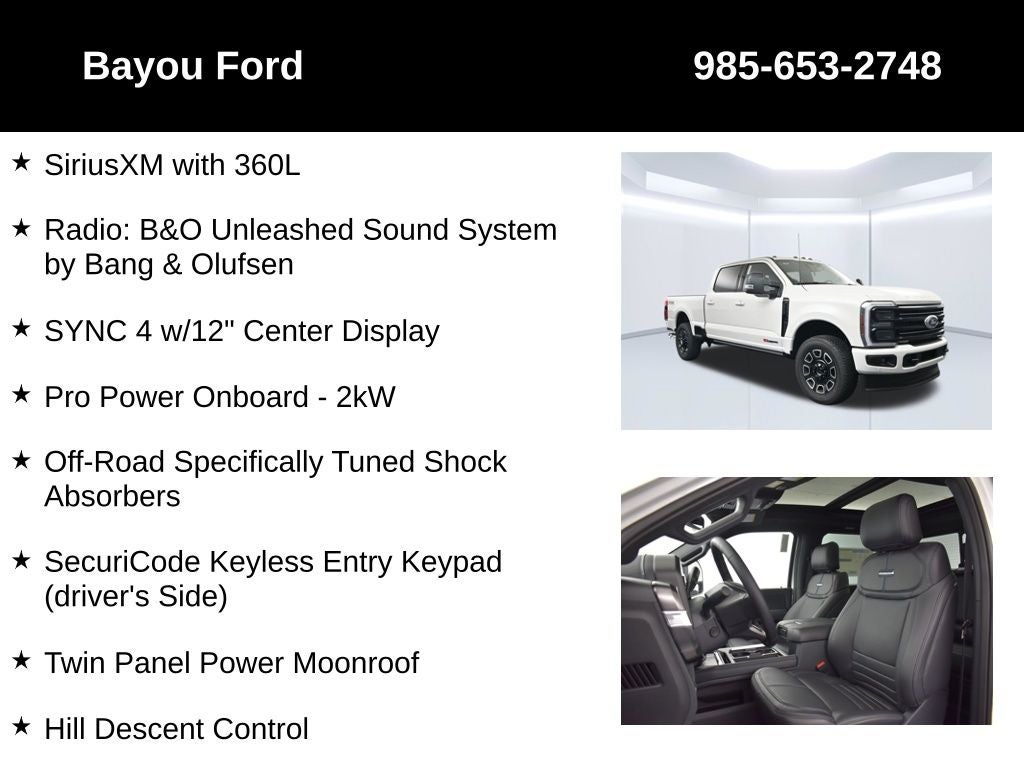 2026 Ford F-250SD Platinum