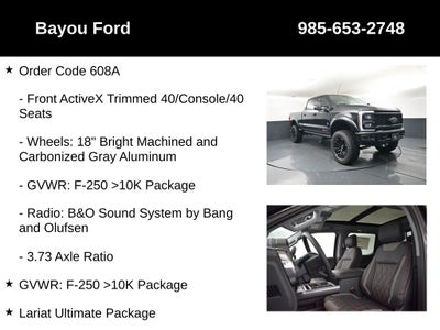 2026 Ford F-250SD Lariat Black Widow