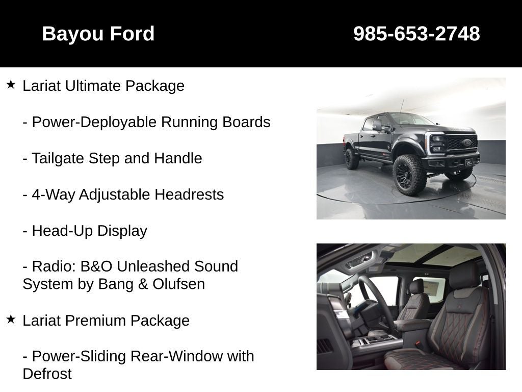 2026 Ford F-250SD Lariat Black Widow