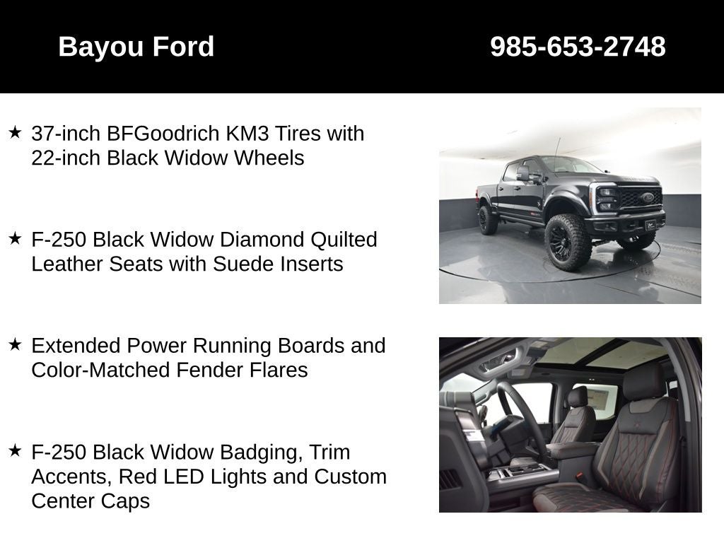 2026 Ford F-250SD Lariat Black Widow