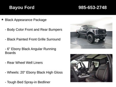 2026 Ford F-250SD Lariat Black Widow