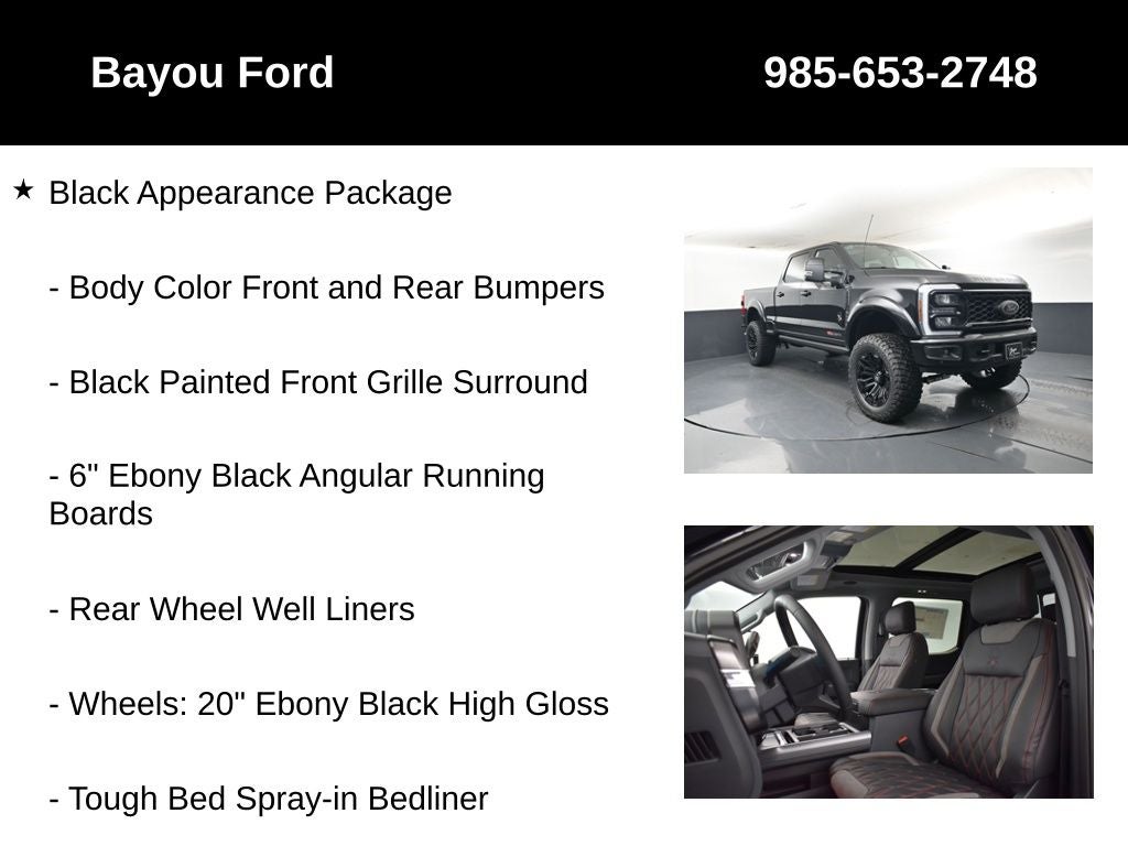 2026 Ford F-250SD Lariat Black Widow
