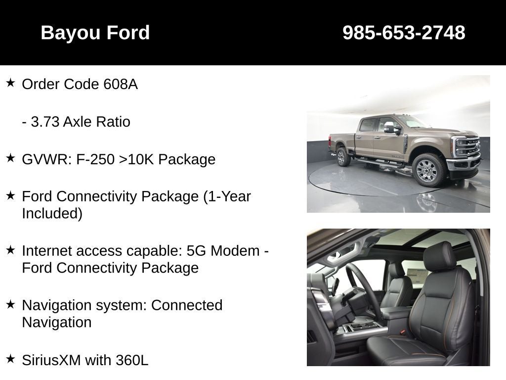 2026 Ford F-250SD Lariat 608A