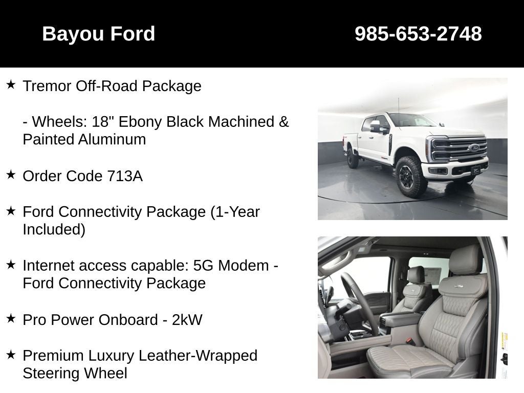 2026 Ford F-350SD Platinum 713A