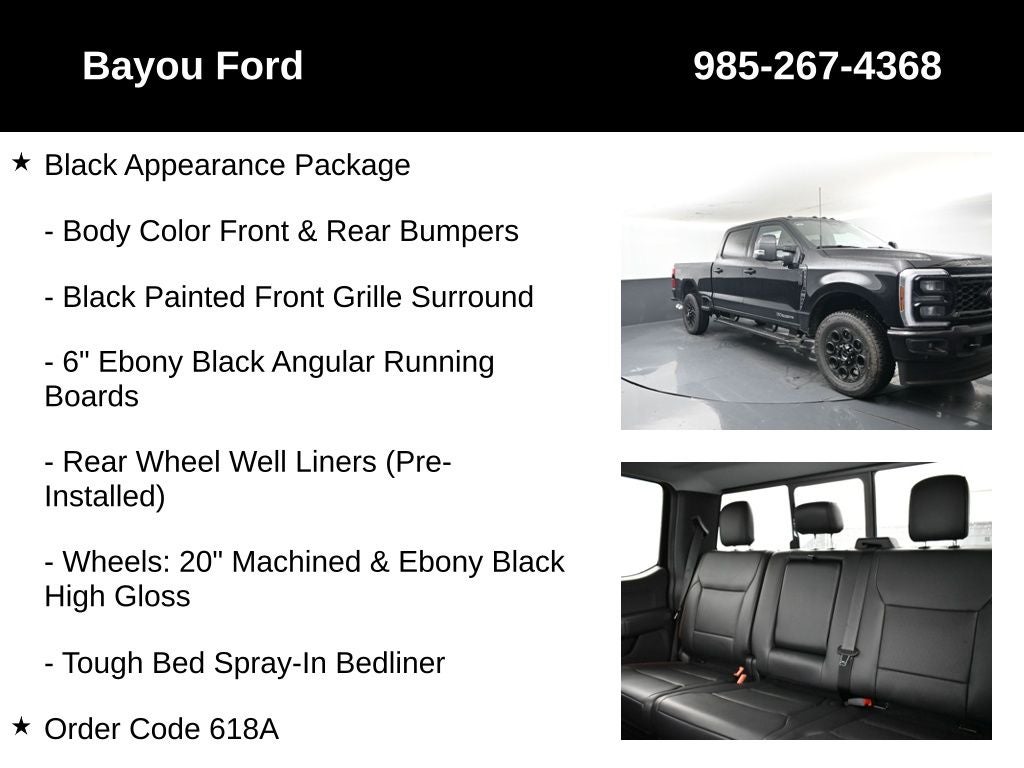 2025 Ford F-350SD Lariat 618A