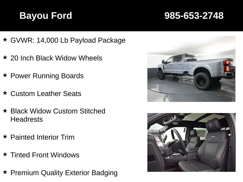 2026 Ford F-350SD SCA Black Widow