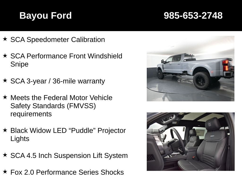 2026 Ford F-350SD SCA Black Widow