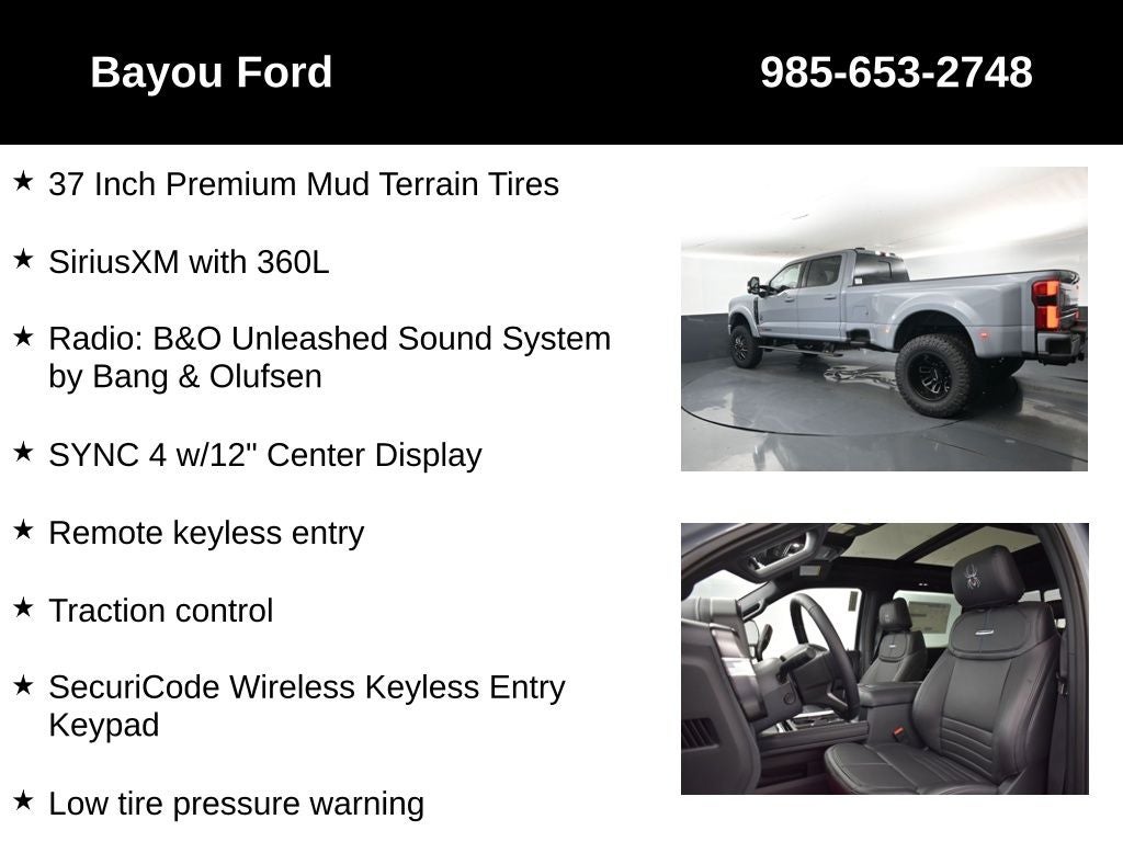 2026 Ford F-350SD SCA Black Widow