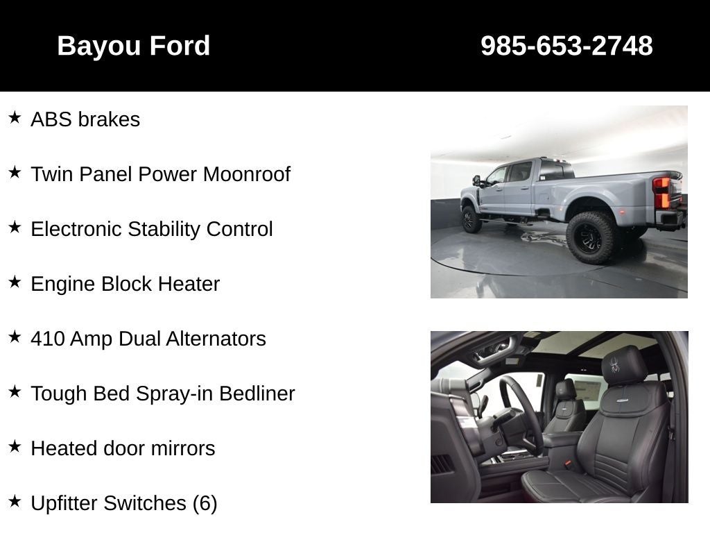 2026 Ford F-350SD SCA Black Widow
