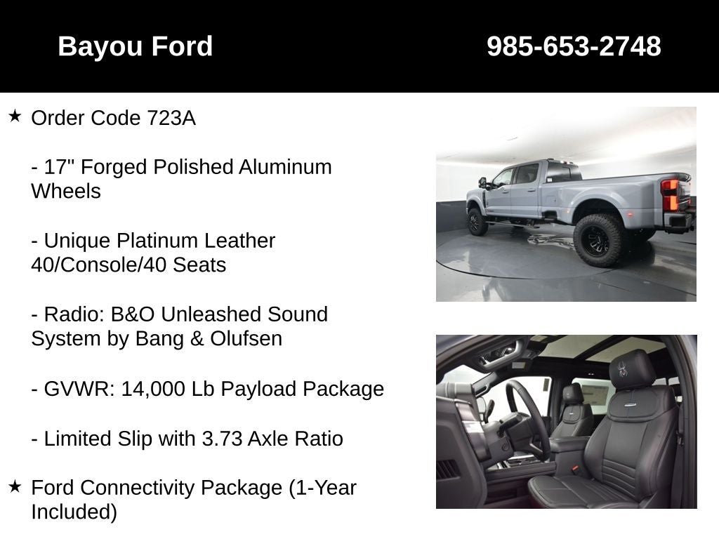 2026 Ford F-350SD SCA Black Widow