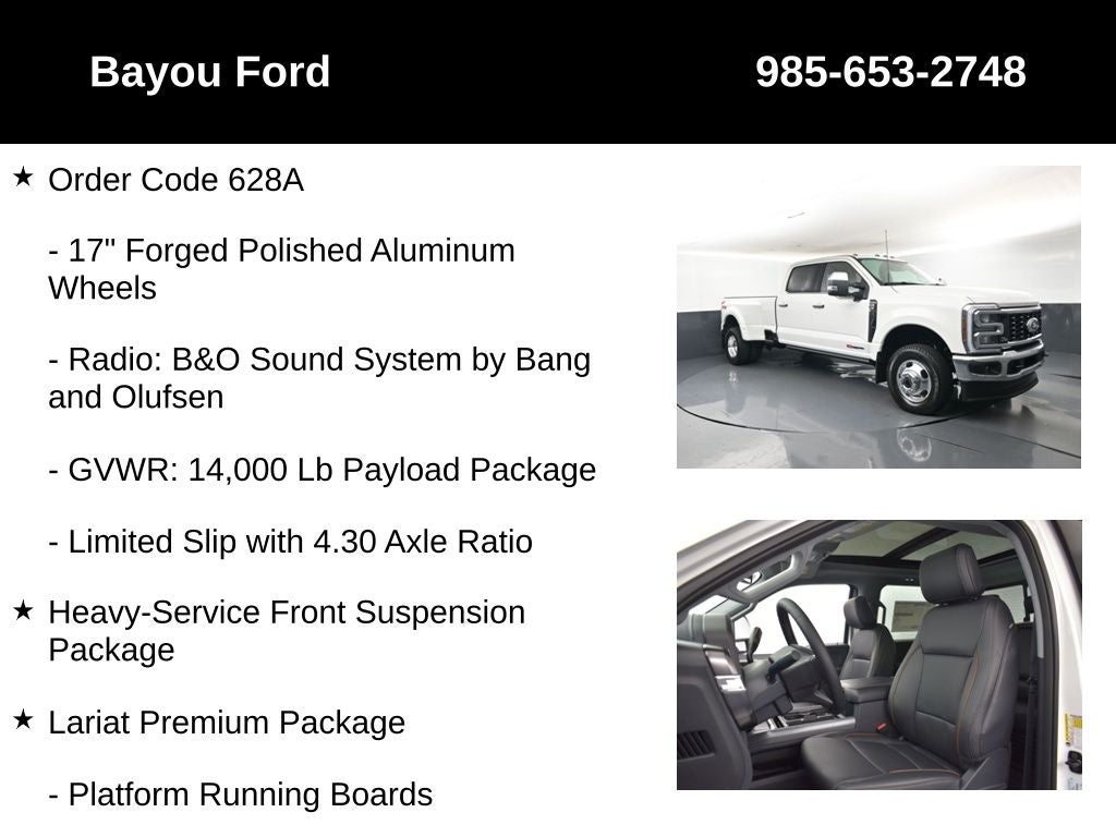 2026 Ford F-350SD Lariat 628A DRW