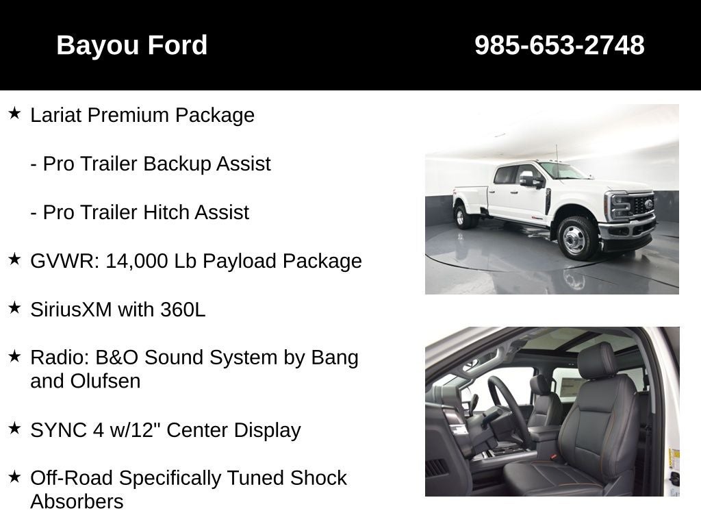 2026 Ford F-350SD Lariat 628A DRW