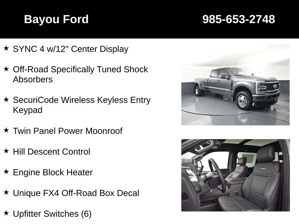 2026 Ford F-350SD Platinum DRW 723A