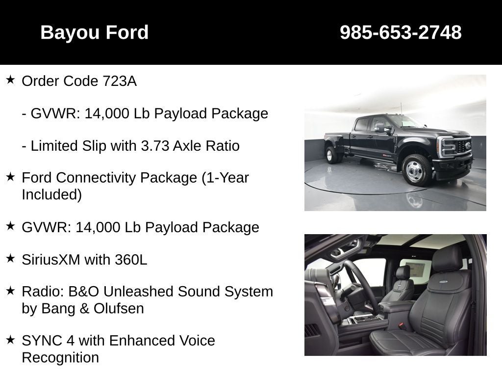 2026 Ford F-350SD Platinum 723A DRW