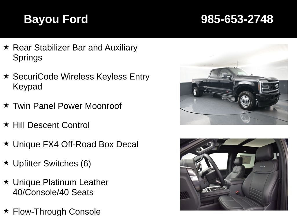 2026 Ford F-350SD Platinum 723A DRW