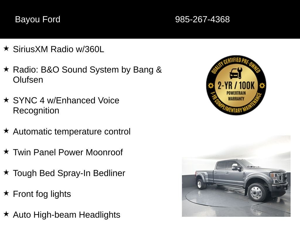 2022 Ford F-450SD Platinum DRW