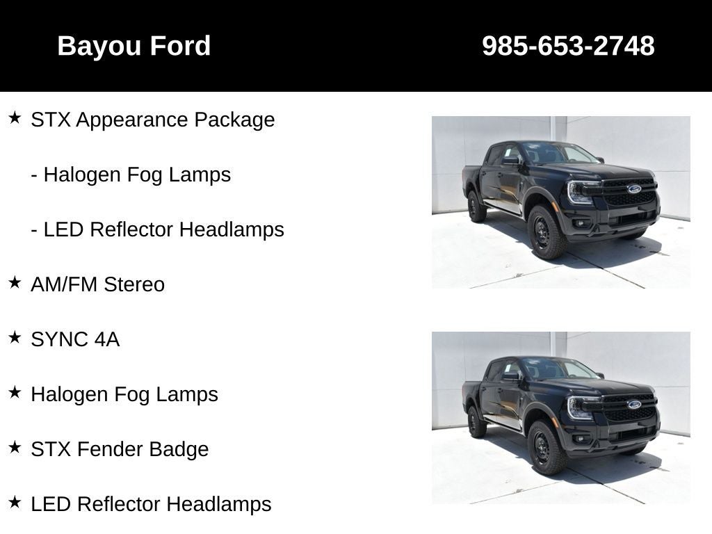 2026 Ford Ranger XL 100A
