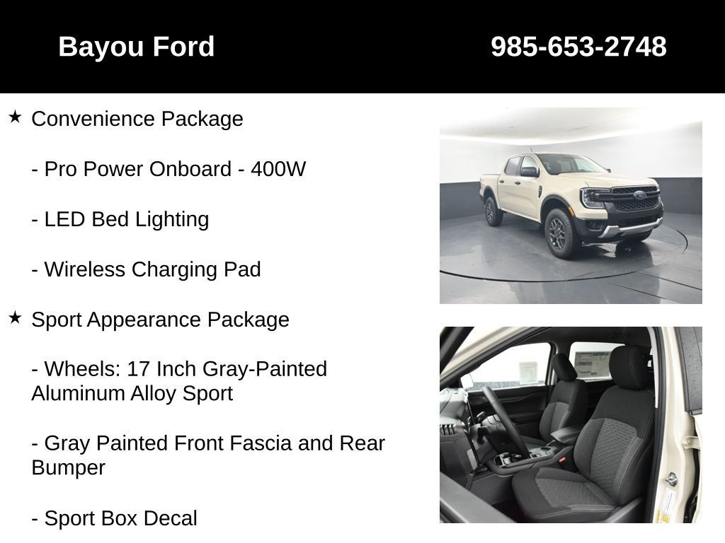 2026 Ford Ranger XLT 301A