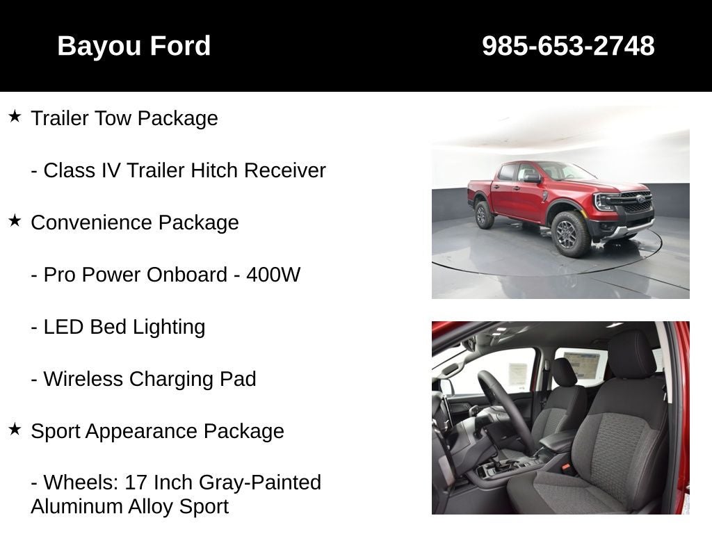 2026 Ford Ranger XLT 301A