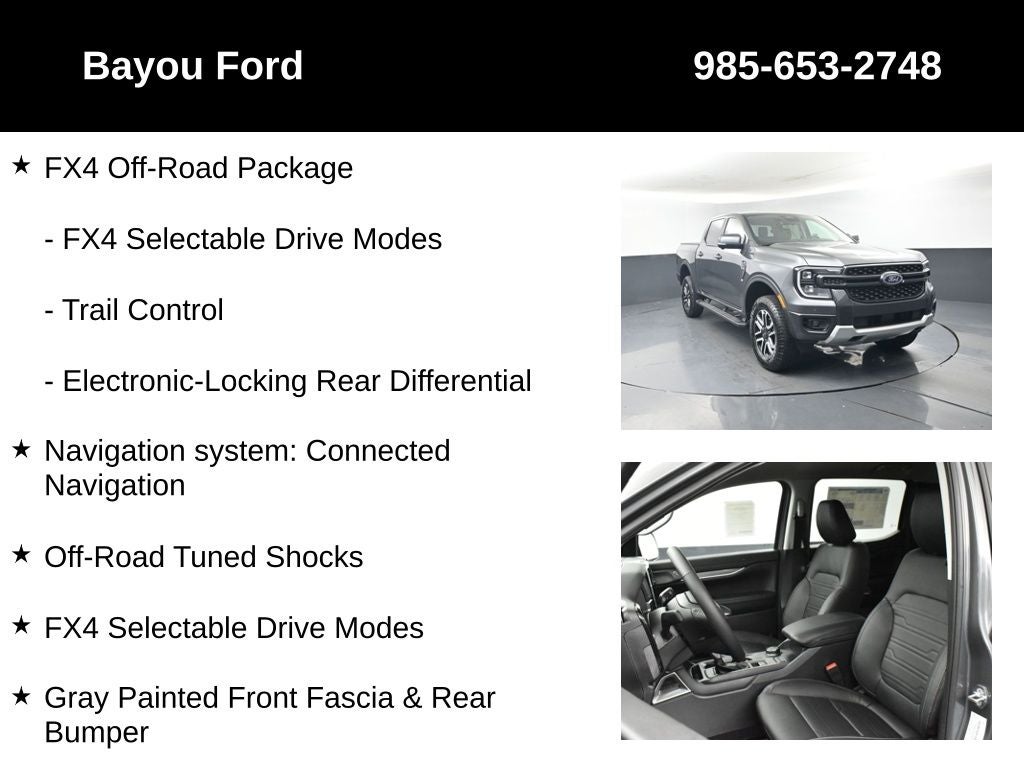 2025 Ford Ranger Lariat 500A