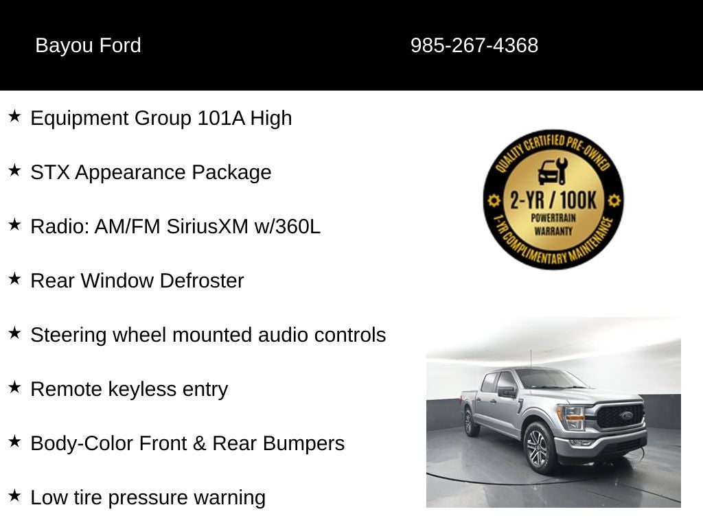 2022 Ford F-150 XL 101A