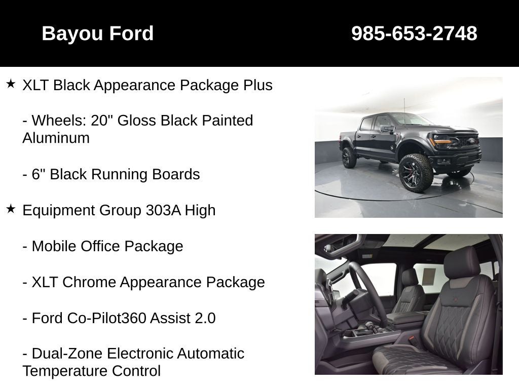 2026 Ford F-150 SCA Black Widow