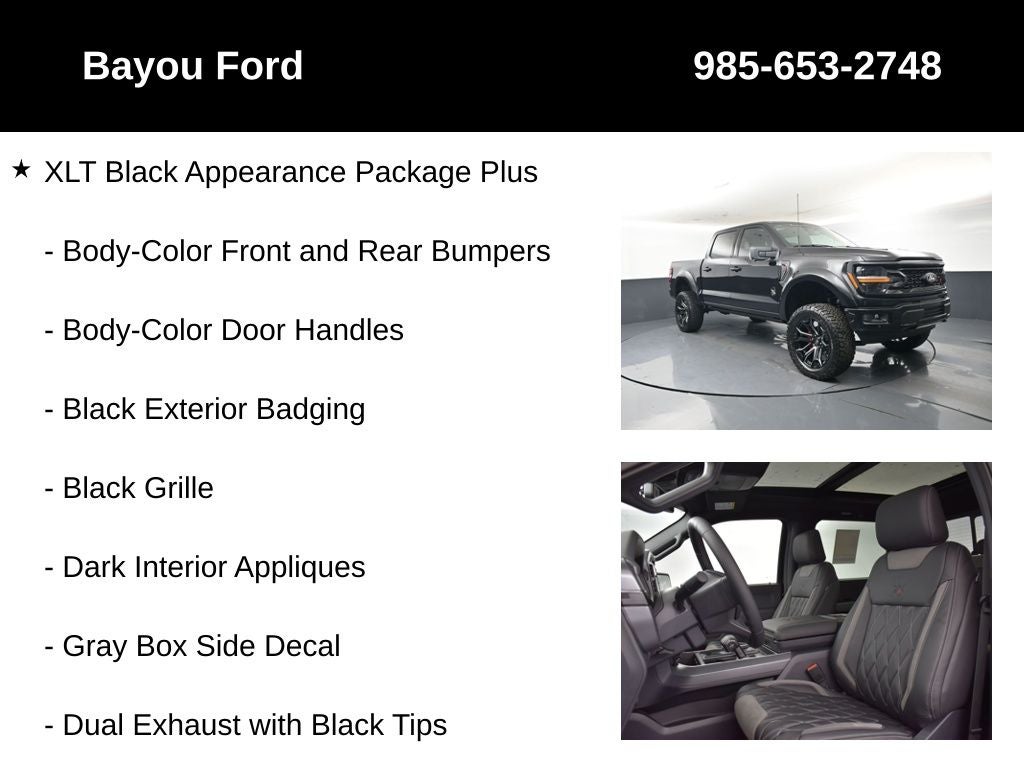 2026 Ford F-150 SCA Black Widow