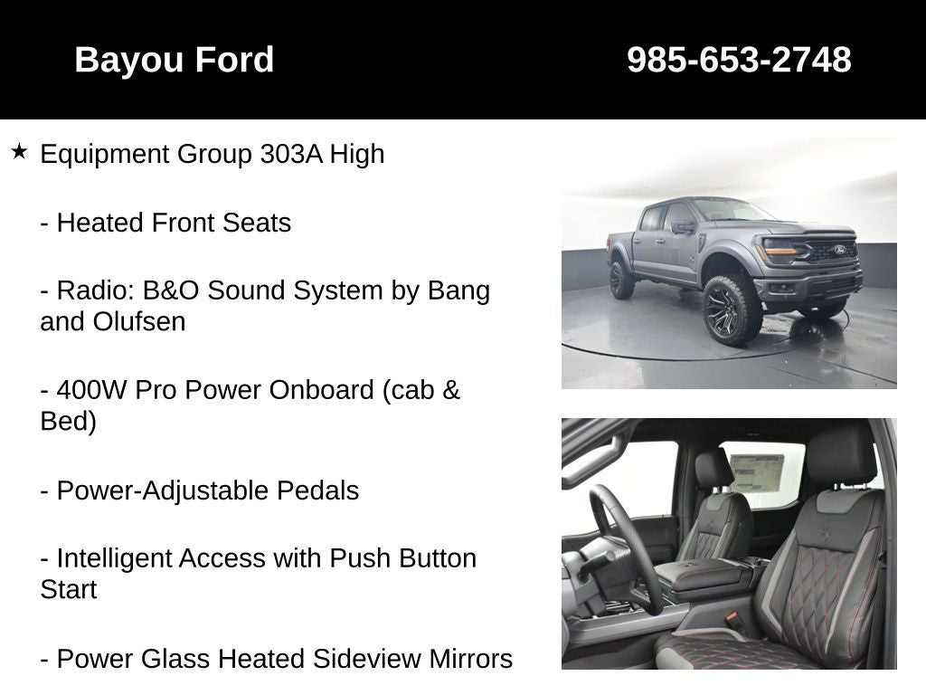 2026 Ford F-150 SCA Black Widow