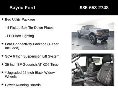 2026 Ford F-150 SCA Black Widow