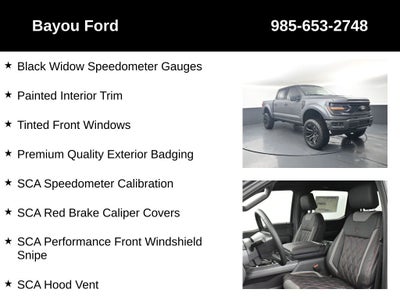 2026 Ford F-150 SCA Black Widow