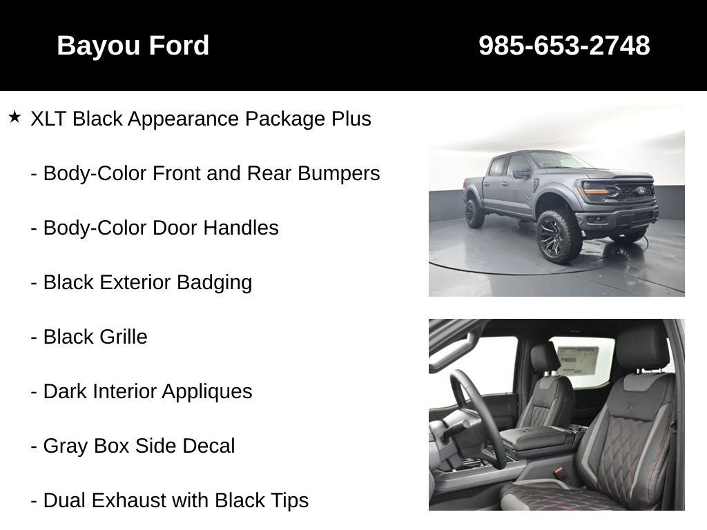 2026 Ford F-150 SCA Black Widow