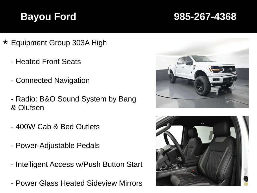 2025 Ford F-150 SCA Black Widow