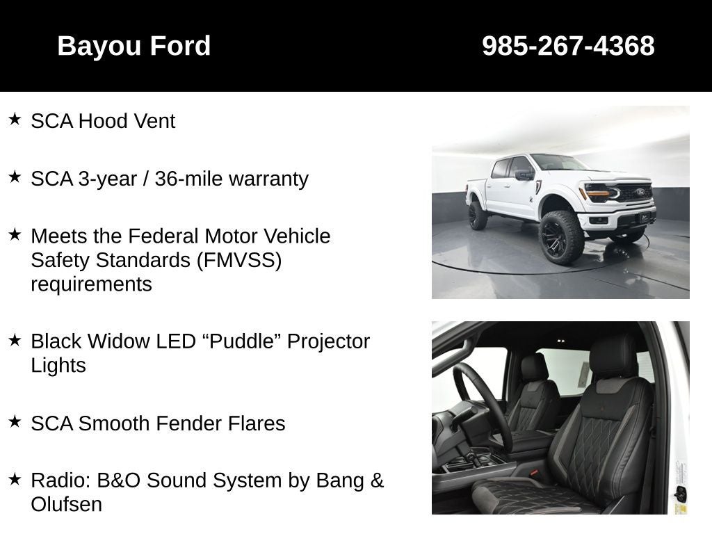 2025 Ford F-150 SCA Black Widow