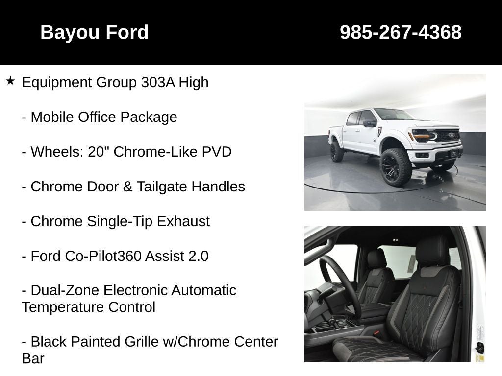 2025 Ford F-150 SCA Black Widow